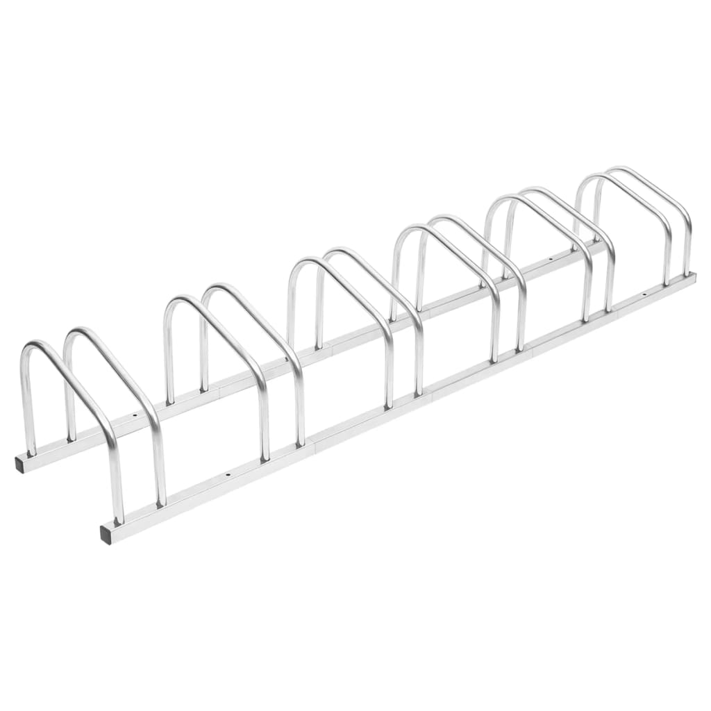 NNEVL Bike Rack for 6 Bikes, Galvanised Steel-0