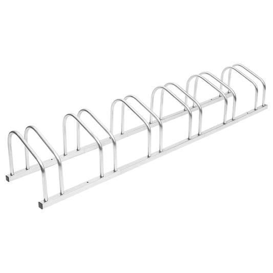 NNEVL Bike Rack for 6 Bikes, Galvanised Steel-0