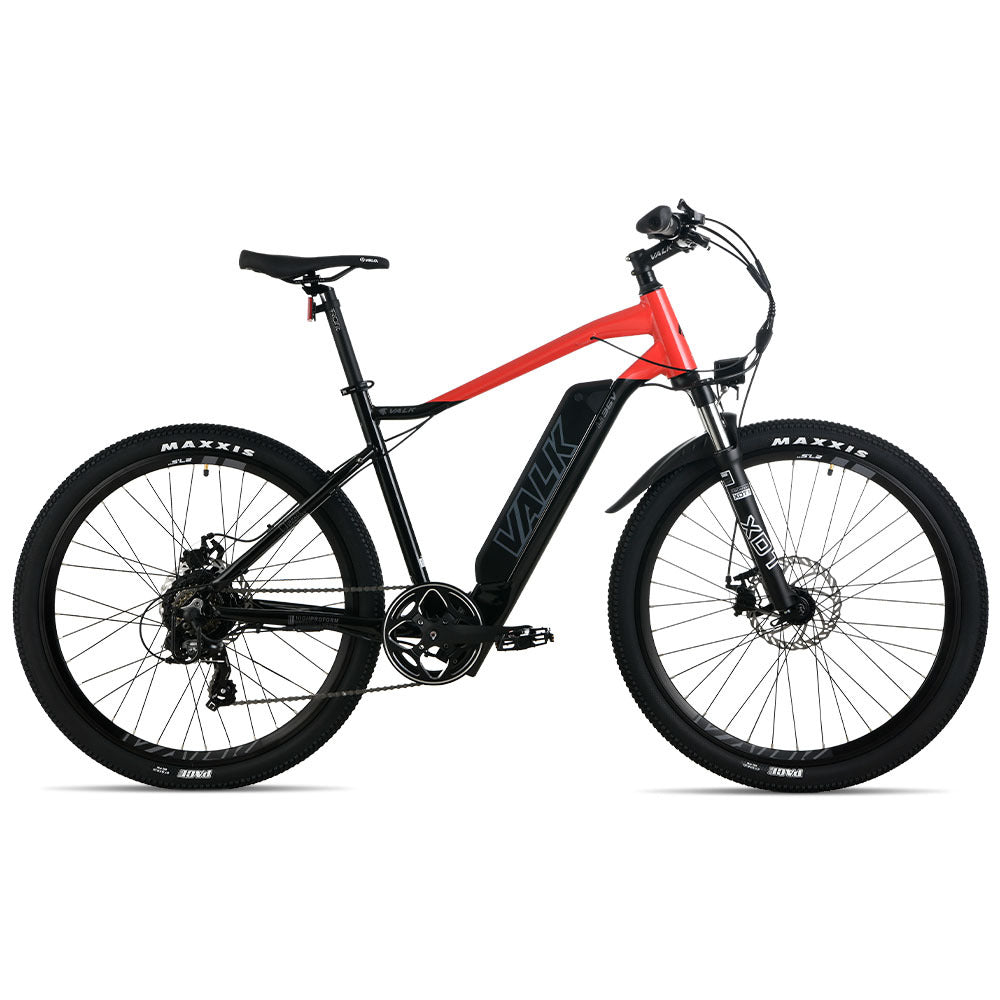 NNEMB 2023 MX7 Electric Bike Medium frame Mountain ebike-Black and Red-0