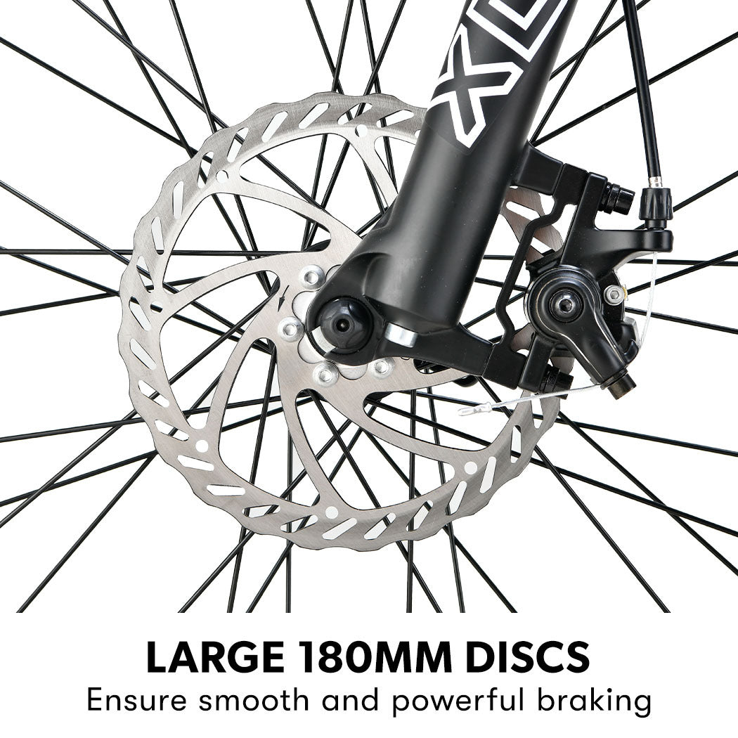 NNEMB 2023 MX7 Electric Bike Medium frame Mountain ebike-Black and Blue-2