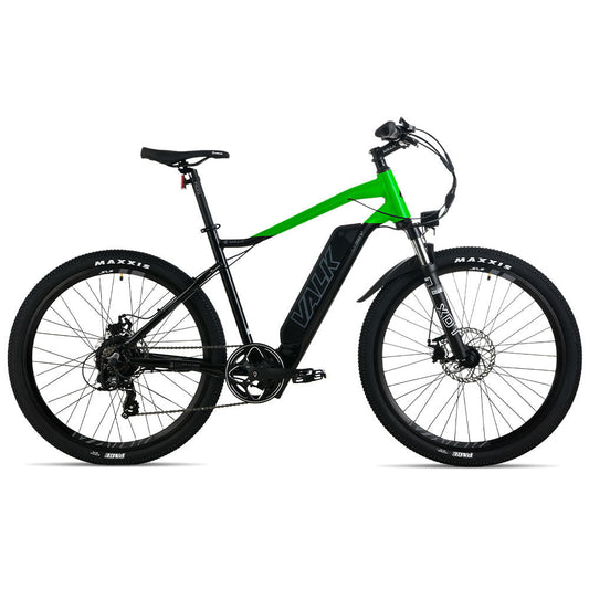 NNEMB MX7 Electric Bike, Medium frame Mountain ebike, Black and Lime Green-0