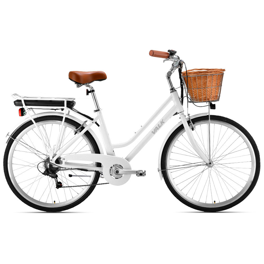 NNEMB 2023 Laneway 5 Vintage Electric Bike-Torque Sensor equipped eBike-Medium-White-0