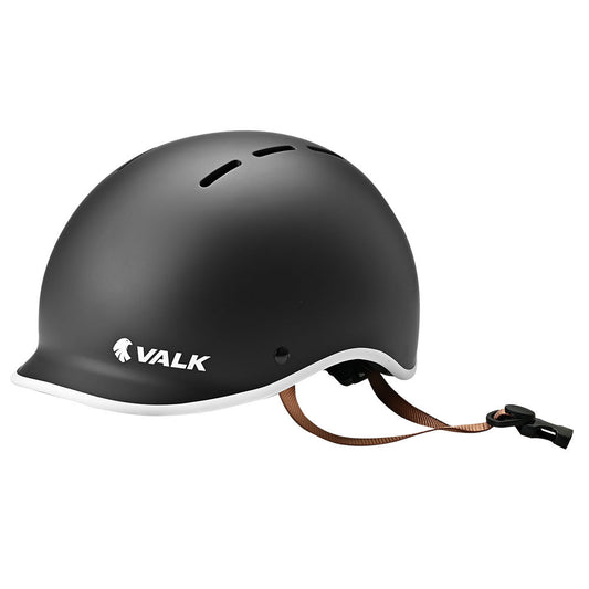 Retro Bike Helmet, Universal Dial Fit System, Jet Black-0