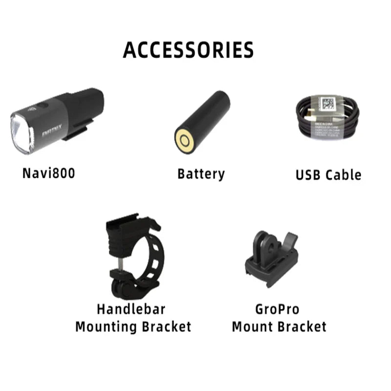 NNEOBA Smart Bike Headlight Black-4