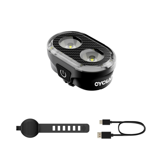 Bike Headlight Rechargeable Black-0