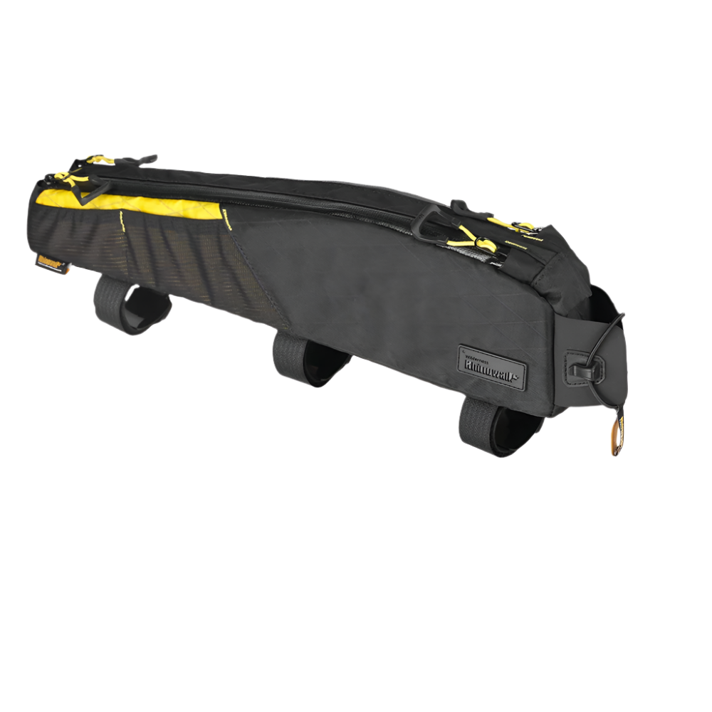 Waterproof 2.1L Top Tube Bike Bag Yellow-0