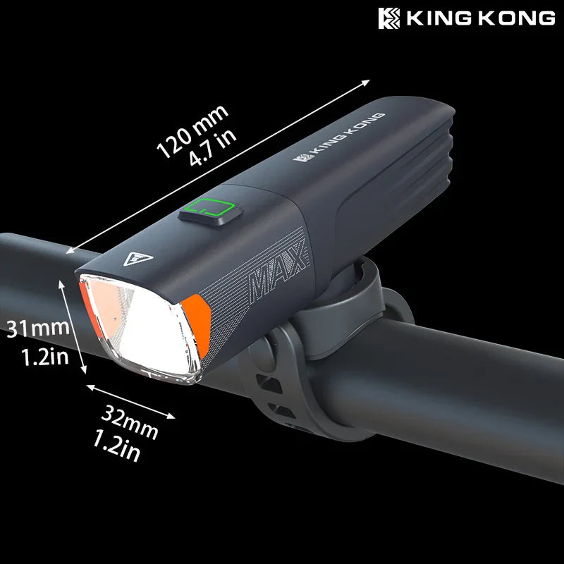 Bike Headlight Remote-Controlled Black-4