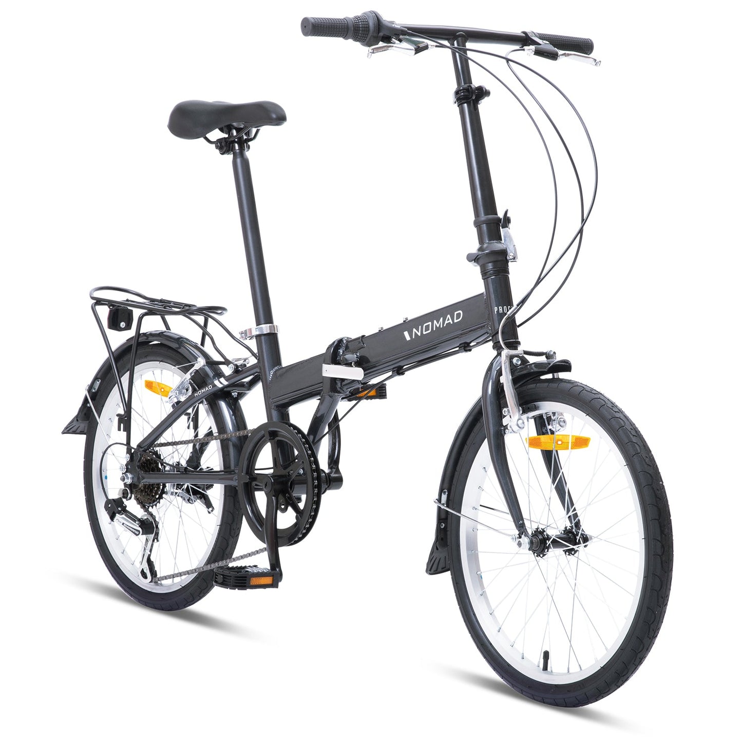 NNEDSZ Progear Bikes Nomad Folding Bike 20" in Grey-0