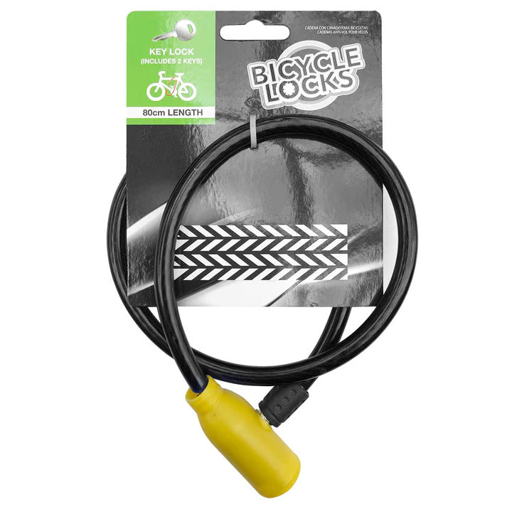 80cm Bicycle Lock with Keys-1
