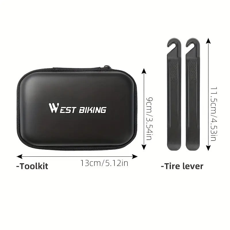 Bike Repair Tool Kit with Pump and Bag-4